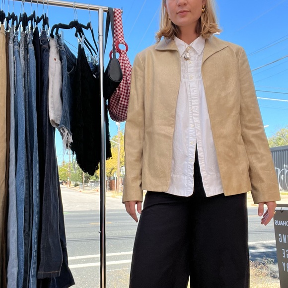 Vintage Lafayette 148 New York Leather Jacket - Picture 8 of 9